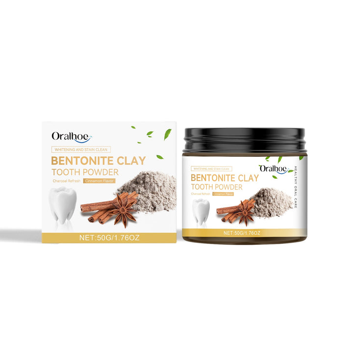 Bentonite Clay Tooth Powder – Natural Whitening & Stain