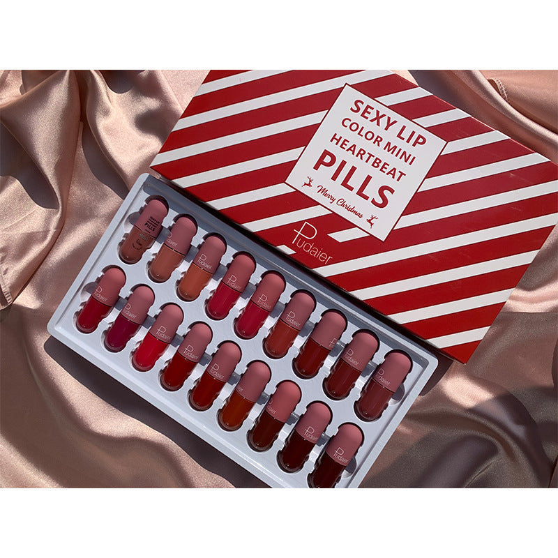 Mini Capsule Lip Glaze Set: 18 Matte Velvet Shades