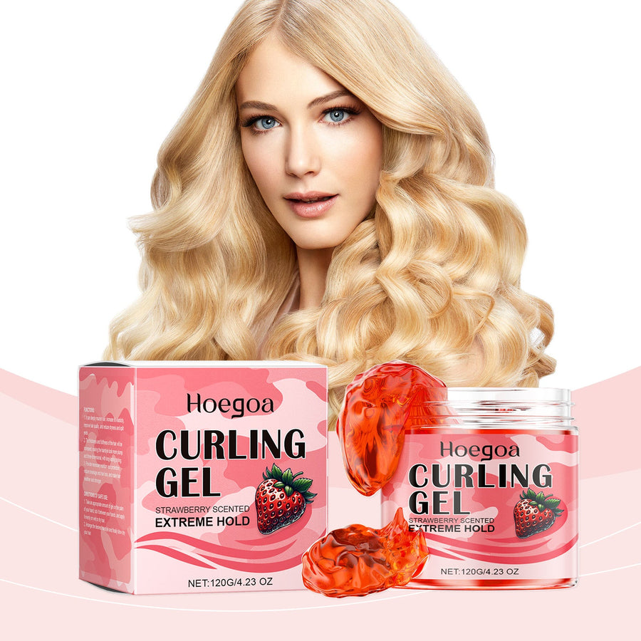 Strawberry Curl Styling Gel for Long-Lasting Volume