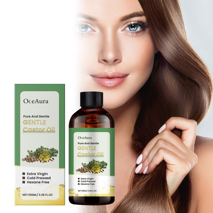 Cold-Pressed Castor Oil for Hair Growth and Skin