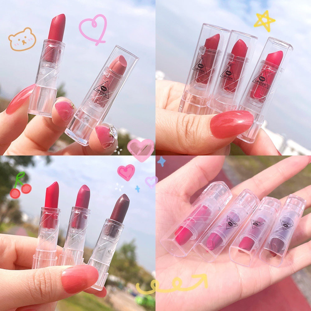 Matte Lipstick for Portable Everyday Color, Peach Pink