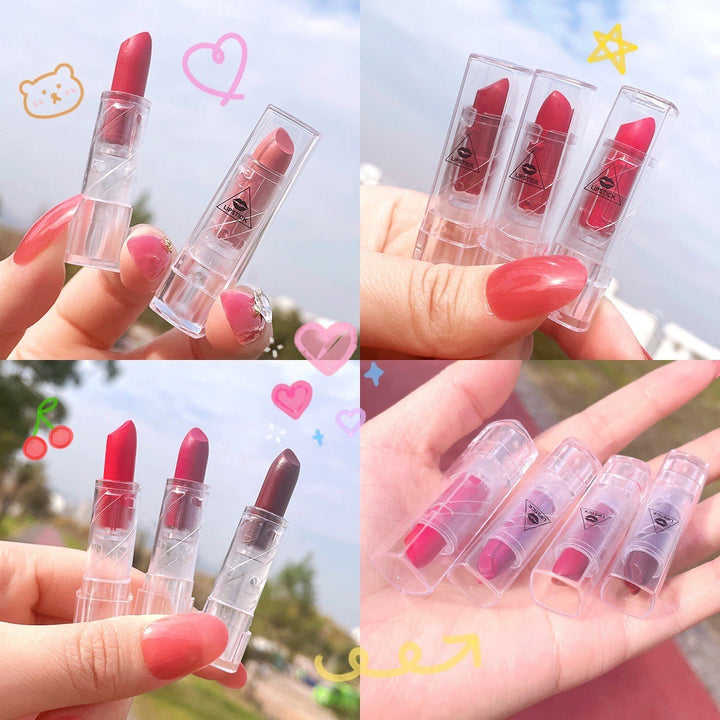 Matte Lipstick for Portable Everyday Color, Peach Pink