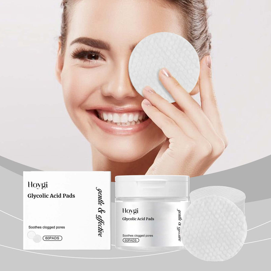 Glycolic Acid Exfoliating Pads for Clogged Pores & Texture