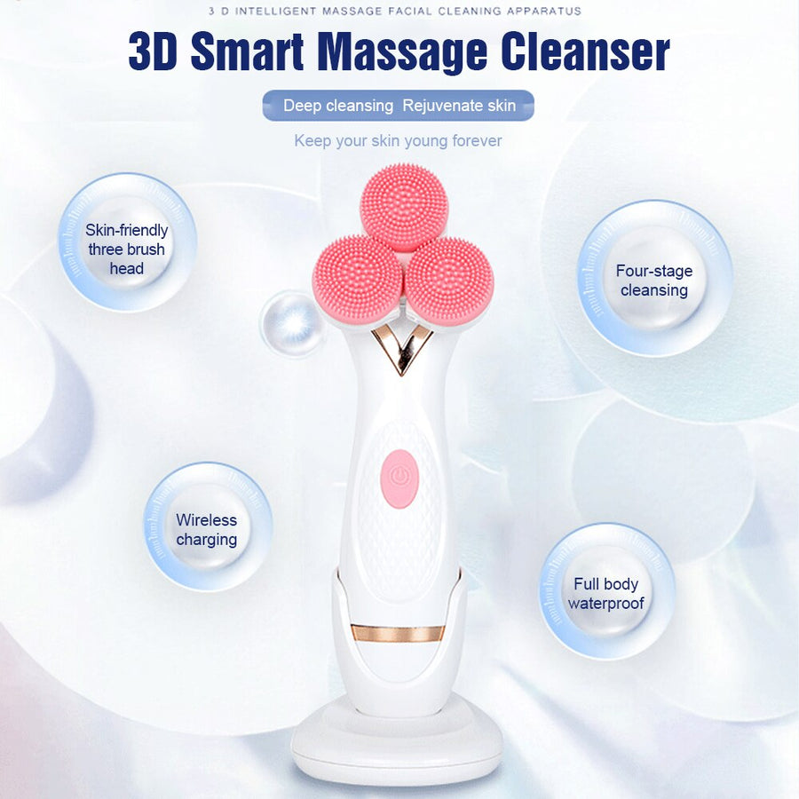 Sonic Facial Cleansing Brush — Deep Pore Cleansing & Acne