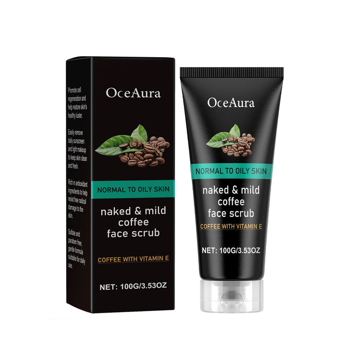 Caffeine Coffee Face Scrub for Clogged Pores & Dull Skin