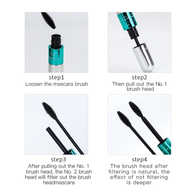 Double-Head Waterproof Mascara for Custom Lash Looks