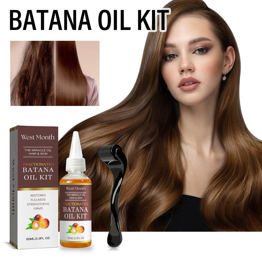 Batana Hair Oil for Dry, Frizzy, Smooth, Shiny Hair