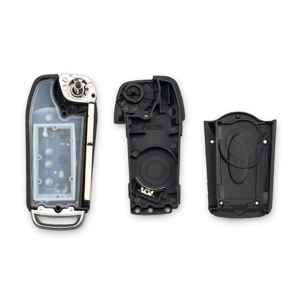 Ford 3-Button Flip Key Shell — for Focus Mondeo Fiesta