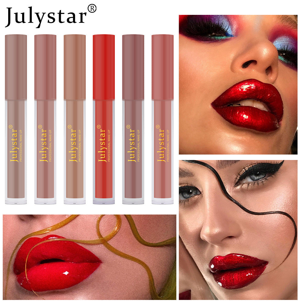 Pearlescent Lip Glaze for High-Shine Moisturized Lips