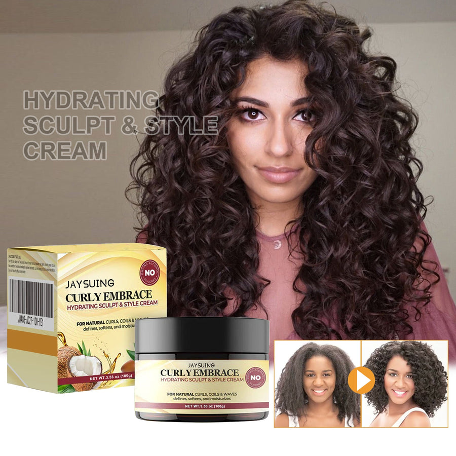 Curl Styling Cream for Defined, Glossy, Frizz-Free Hair
