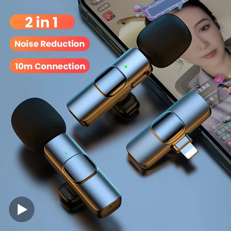 Buttonhole Wireless Lavalier Mic — Crystal‑Clear Audio Up