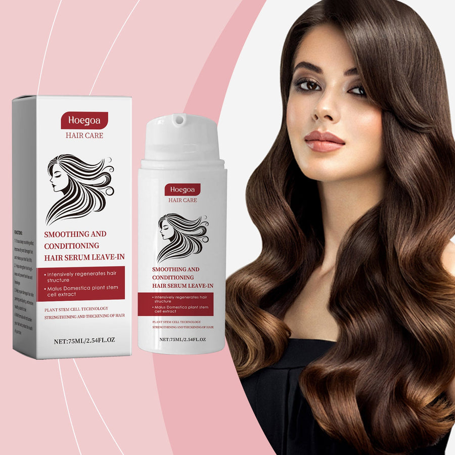 Leave-In Hair Serum for Smoother, Softer, Frizz-Free Hair