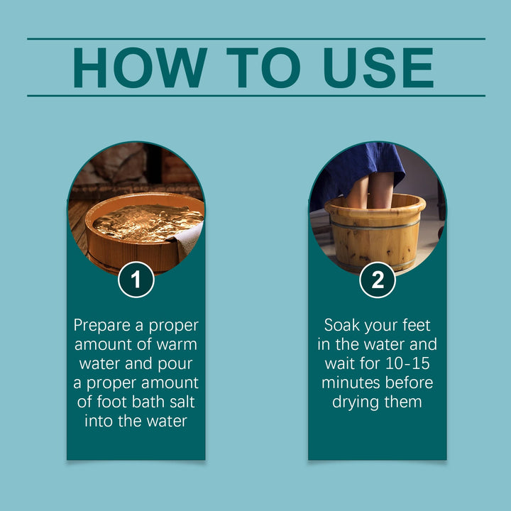Foot Soak Salts for Tired, Swollen, Rough Feet
