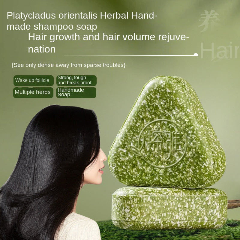 Herbal Shampoo Soap for Scalp Cleansing and Volume