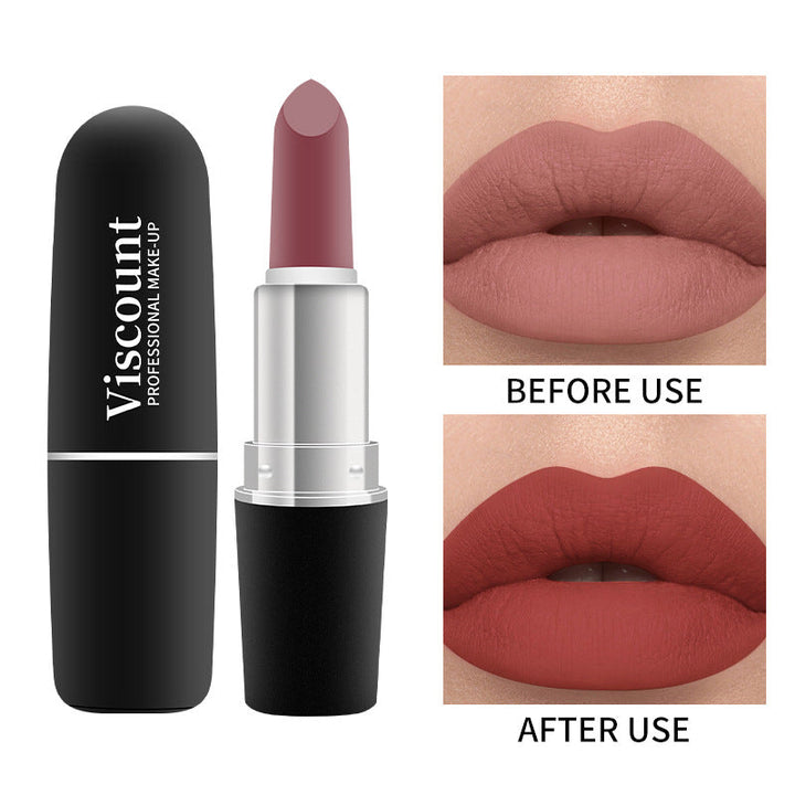 Fog Matte Lipstick 12 Shades Moisturizing Bullet Color