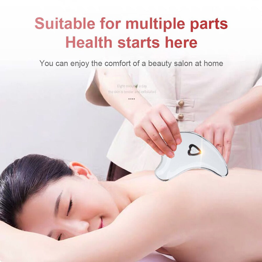 Electric Face & Neck Massager — Heat & Vibration for Firmer