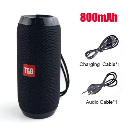 Portable Bluetooth Speaker – 3D Stereo Sound & 800mAh Battery