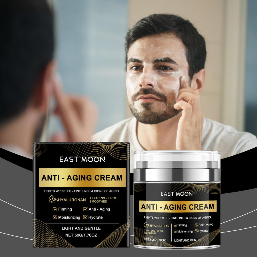 Men's Anti-Aging Moisturizer for Firmer, Smoother Skin