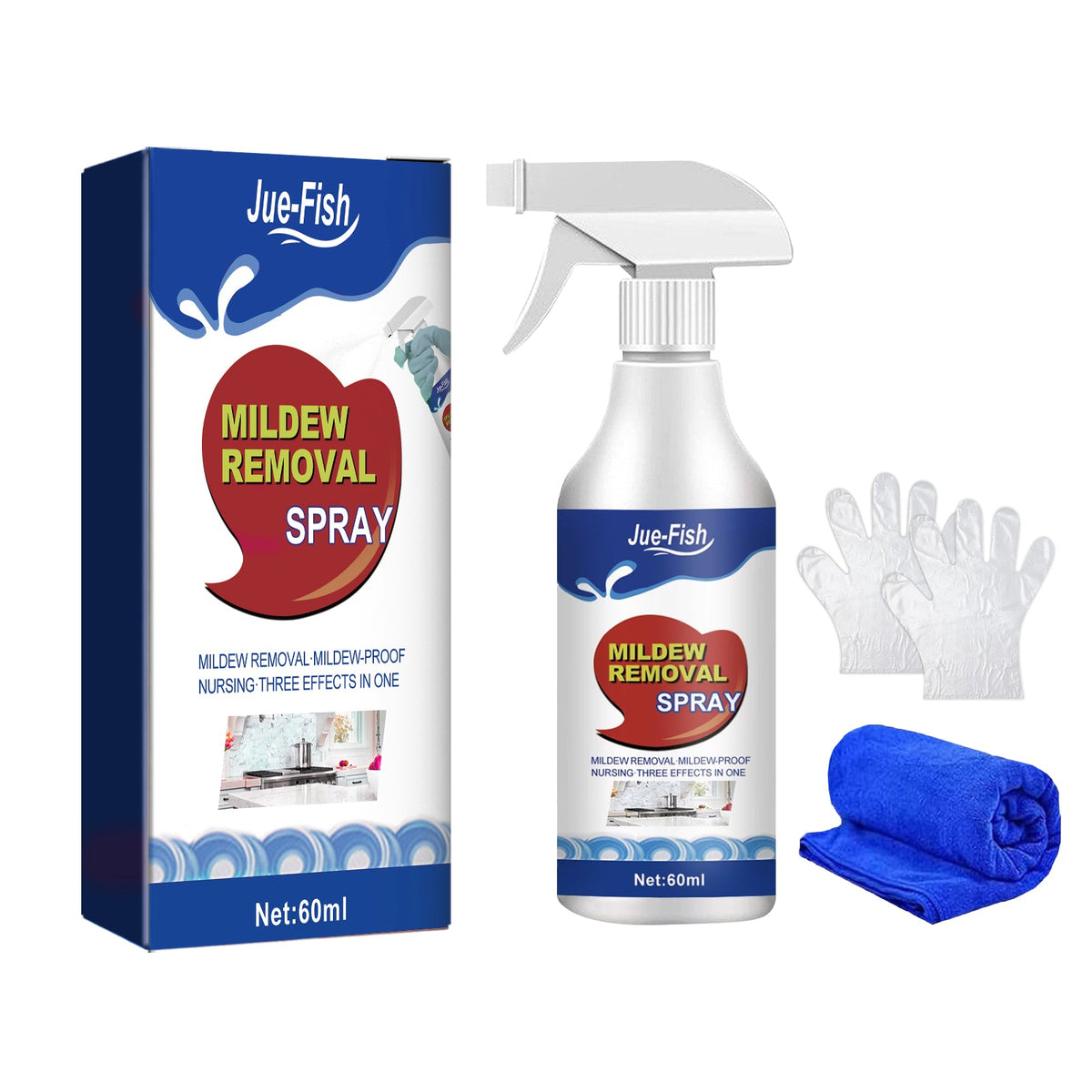 Mildew Removal Spray — Erase Black Mold, No Scrubbing