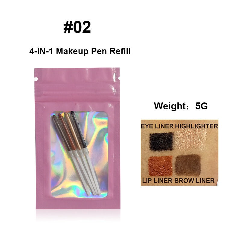 4-in-1 Makeup Pen for Brows, Eyes, Lips & Highlight