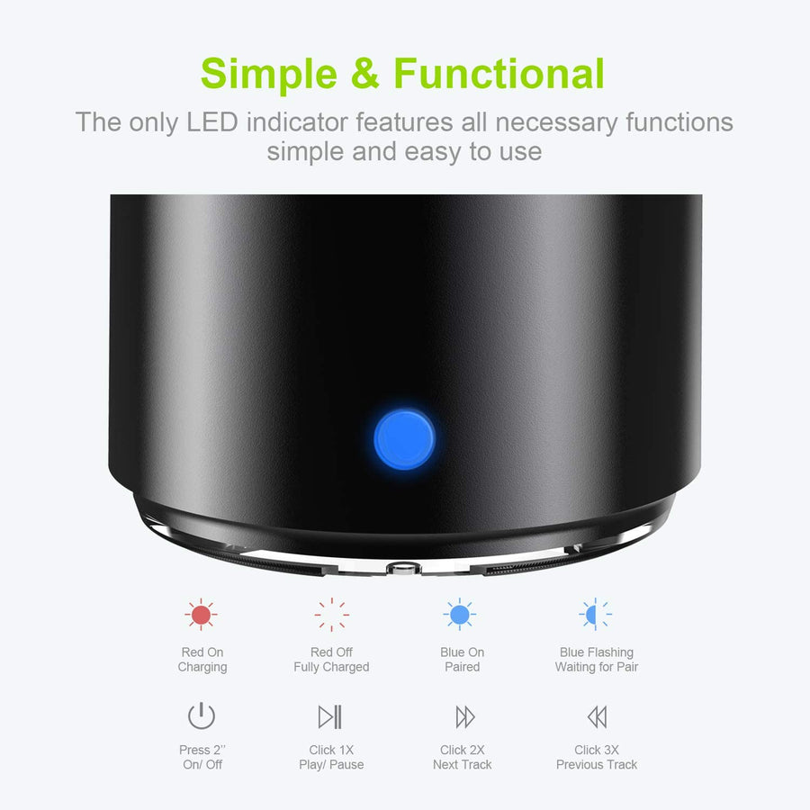 EWA A106Pro IP67 Waterproof Portable Speaker — Compact