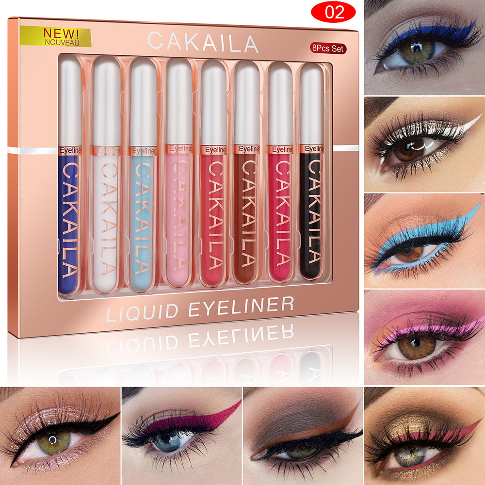 Colorful Liquid Eyeliner Set for Graphic Eye Looks