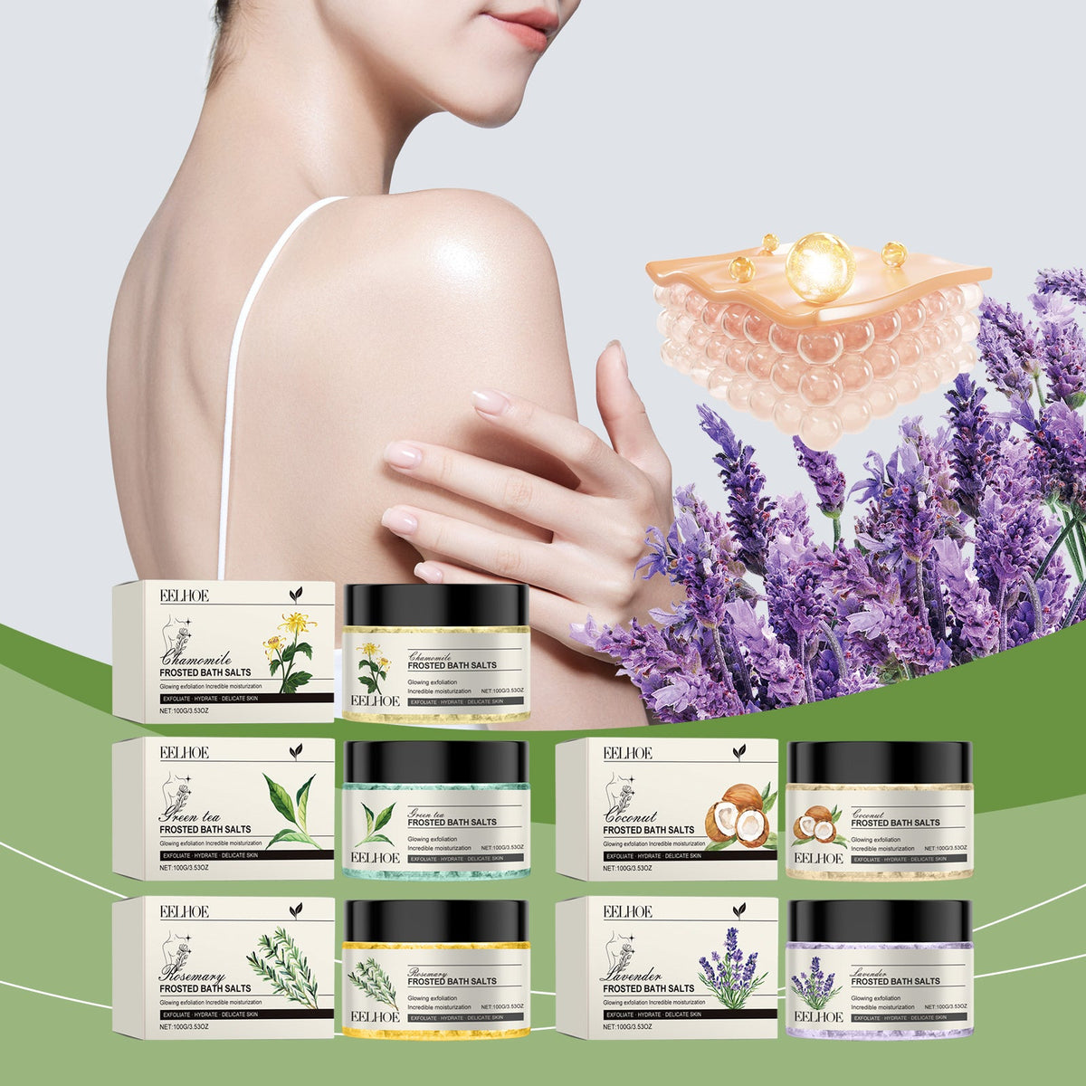 Exfoliating Bath Salts for Soft, Glowing Skin at Home