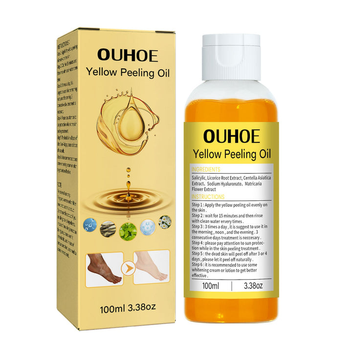 Yellow Exfoliating Oil for Dull, Rough Uneven Skin