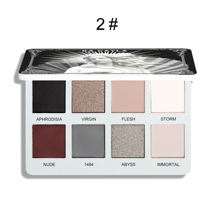 8-Color Eyeshadow Palette for Matte, Pearl & Glitter