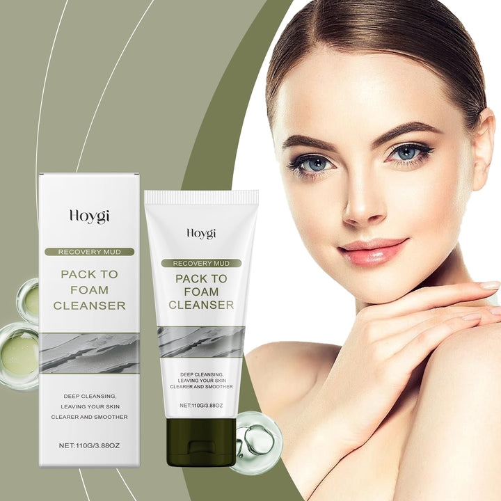 Hoygi Mud Mask Cleanser That Foams for Deep Pores