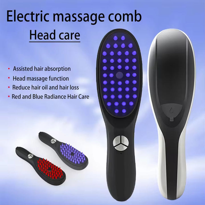 Scalp Massage Comb for Red Blue Light Hair Care Routine
