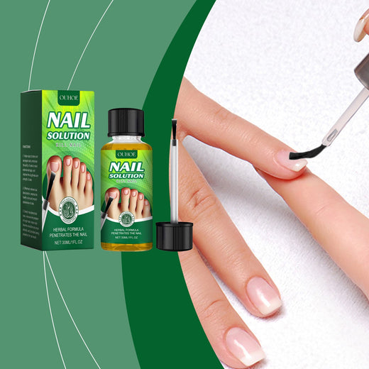 Herbal Nail Repair Solution for Discolored Brittle Nails