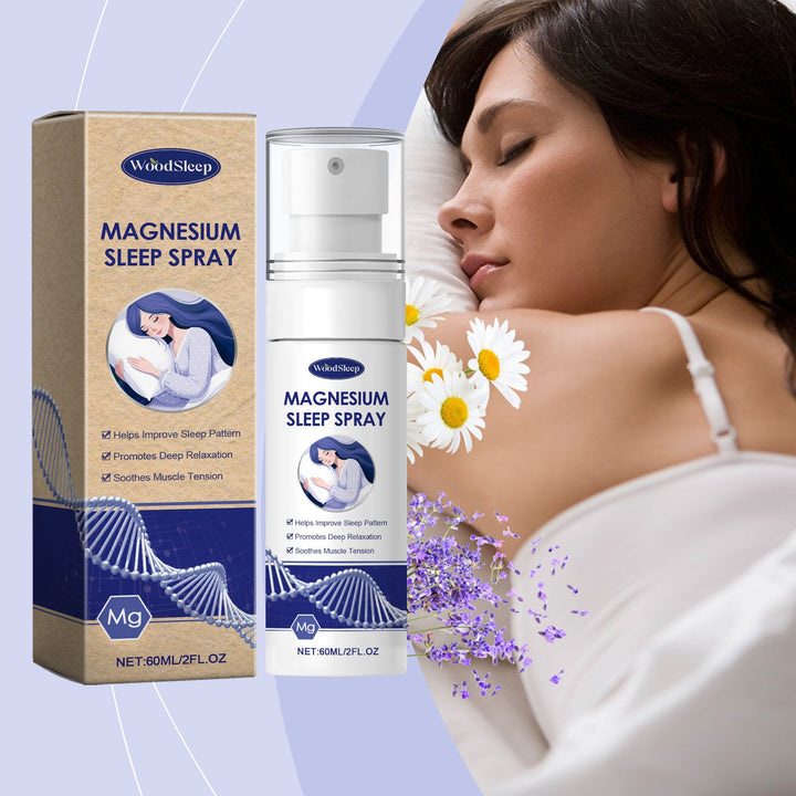 Woodsleep Magnesium Oil Spray Improves Sleep And Relieves Fa