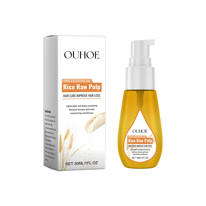 Rice Hair Oil for Smooth, Glossy, Hydrated Dry Ends