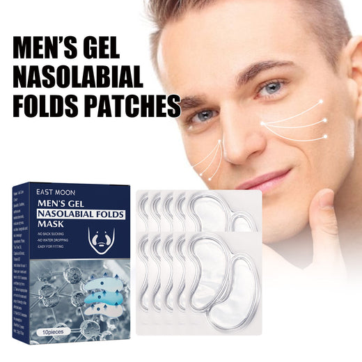 Men's Nasolabial Fold Patches for Smoother-Looking Skin