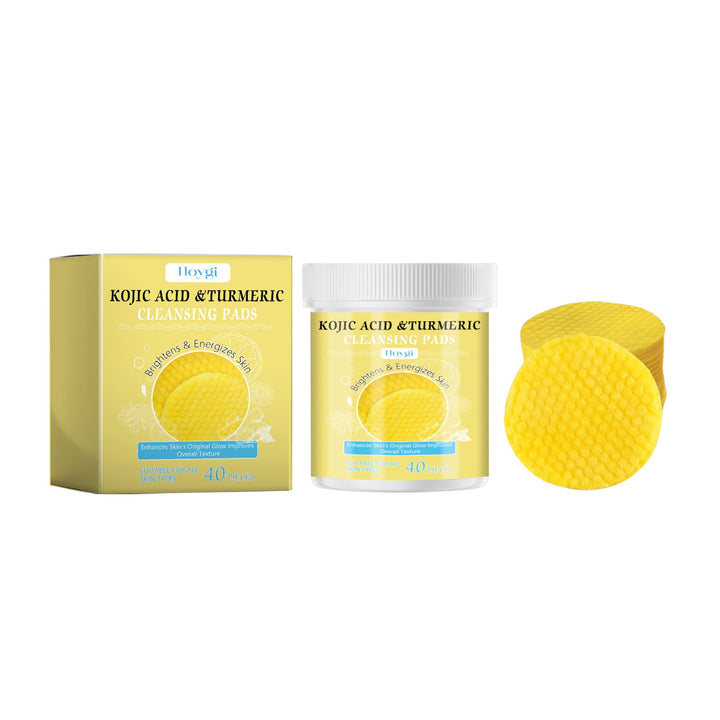 Turmeric Kojic Acid Cleansing Pads for Brighter Skin