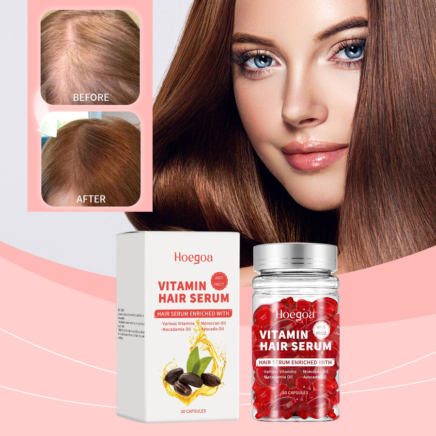 Hair Serum Capsules for Dry, Frizzy, Damaged Hair Care