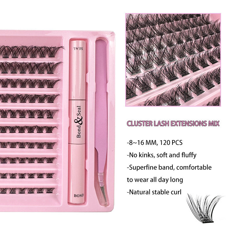 DIY Cluster Eyelash Extensions with Custom 8–16mm Lengths