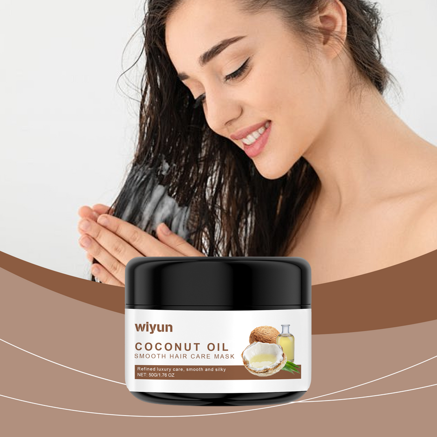 Coconut Oil Hair Mask for Dry, Frizzy, Smoother Hair