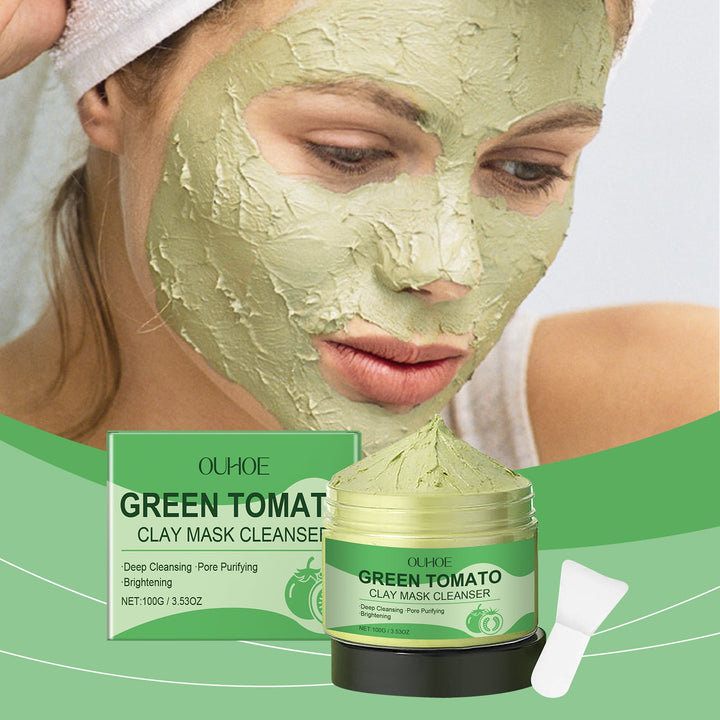 Green Tomato Clay Mask – Deeply Cleanse, Purify & Brighten