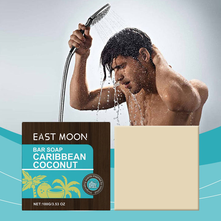 Caribbean Coconut Bath Soap for Soft, Hydrated Skin