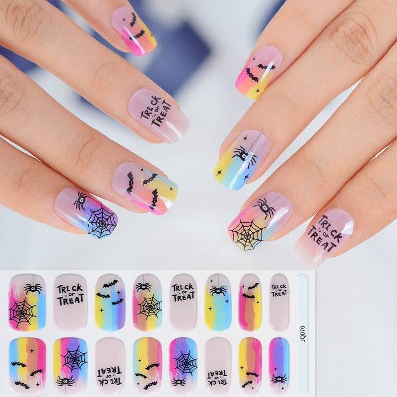 Semi-Cured UV Gel Nail Stickers — Salon Art in Seconds