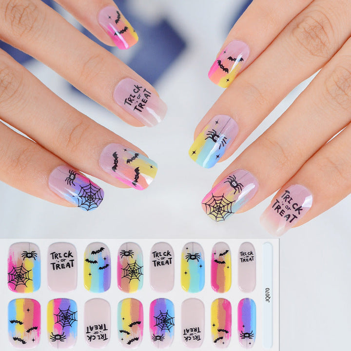 Semi-Cured UV Gel Nail Stickers — Salon Art in Seconds