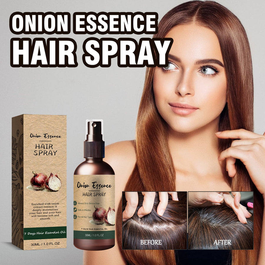 Onion Essence Hair Spray for Dry, Frizzy Hair Care