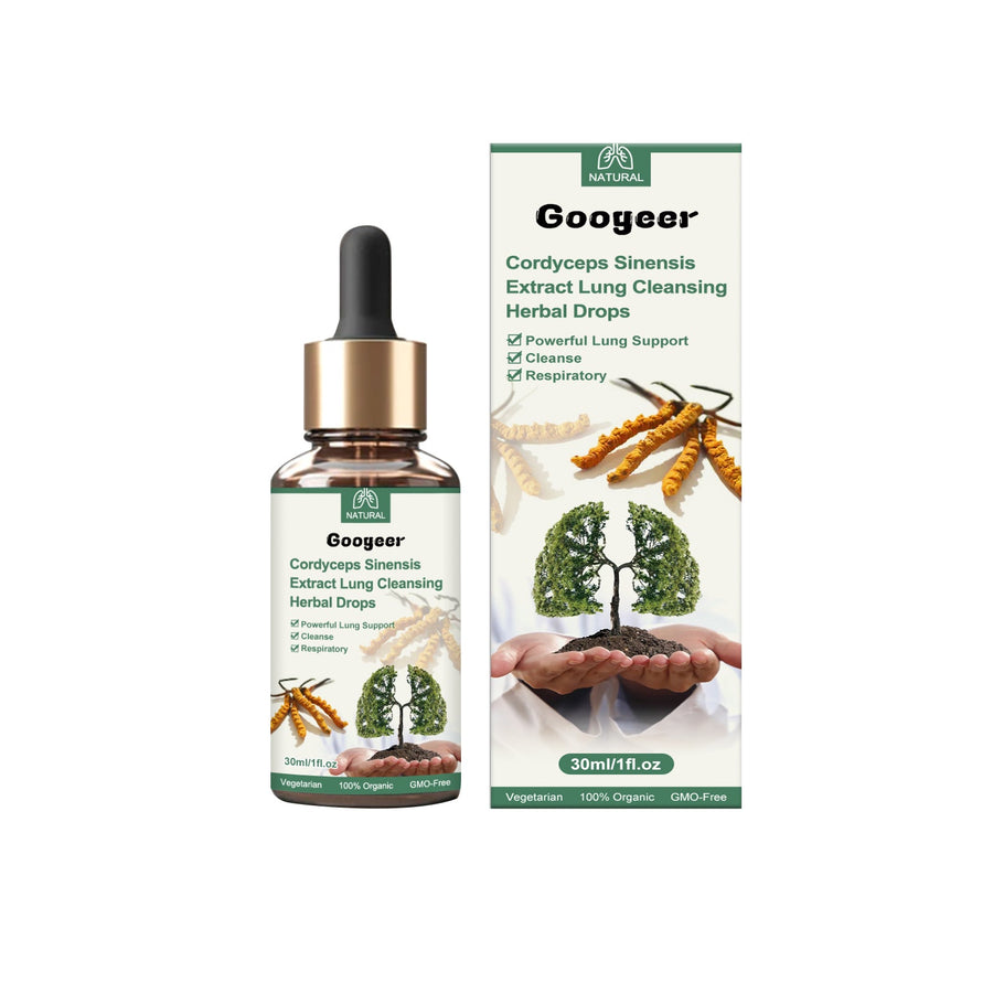 Lung Cleansing Drops — Organic Cordyceps for Respiratory
