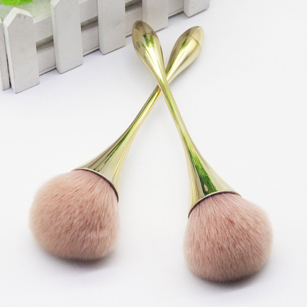Gold Kabuki Foundation Brush – Flawless Airbrushed Finish
