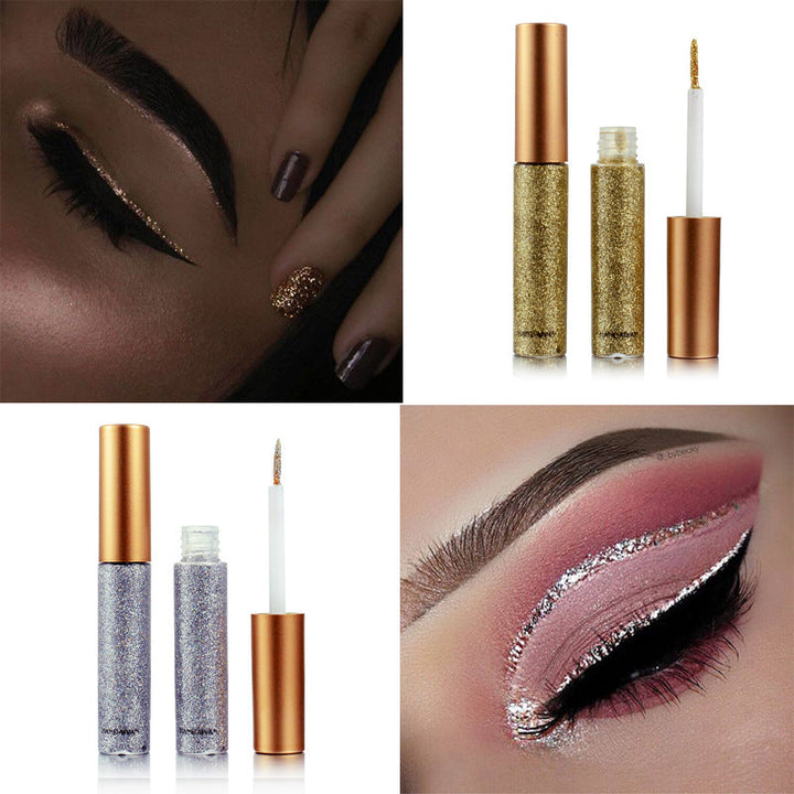 Glitter Eyeliner for Colorful Reflective Eye Looks