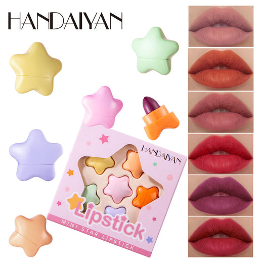 Mini Lipstick Set: Six Portable Playful Lip Colors