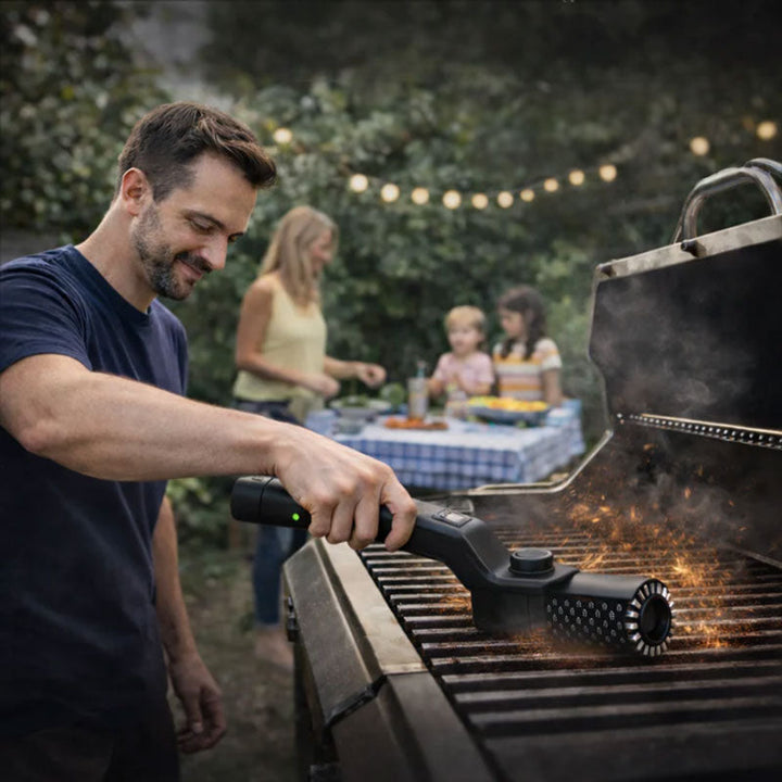 Electric Cleaning Brush 3-in-1 Power Scrubber for Grill & Tile