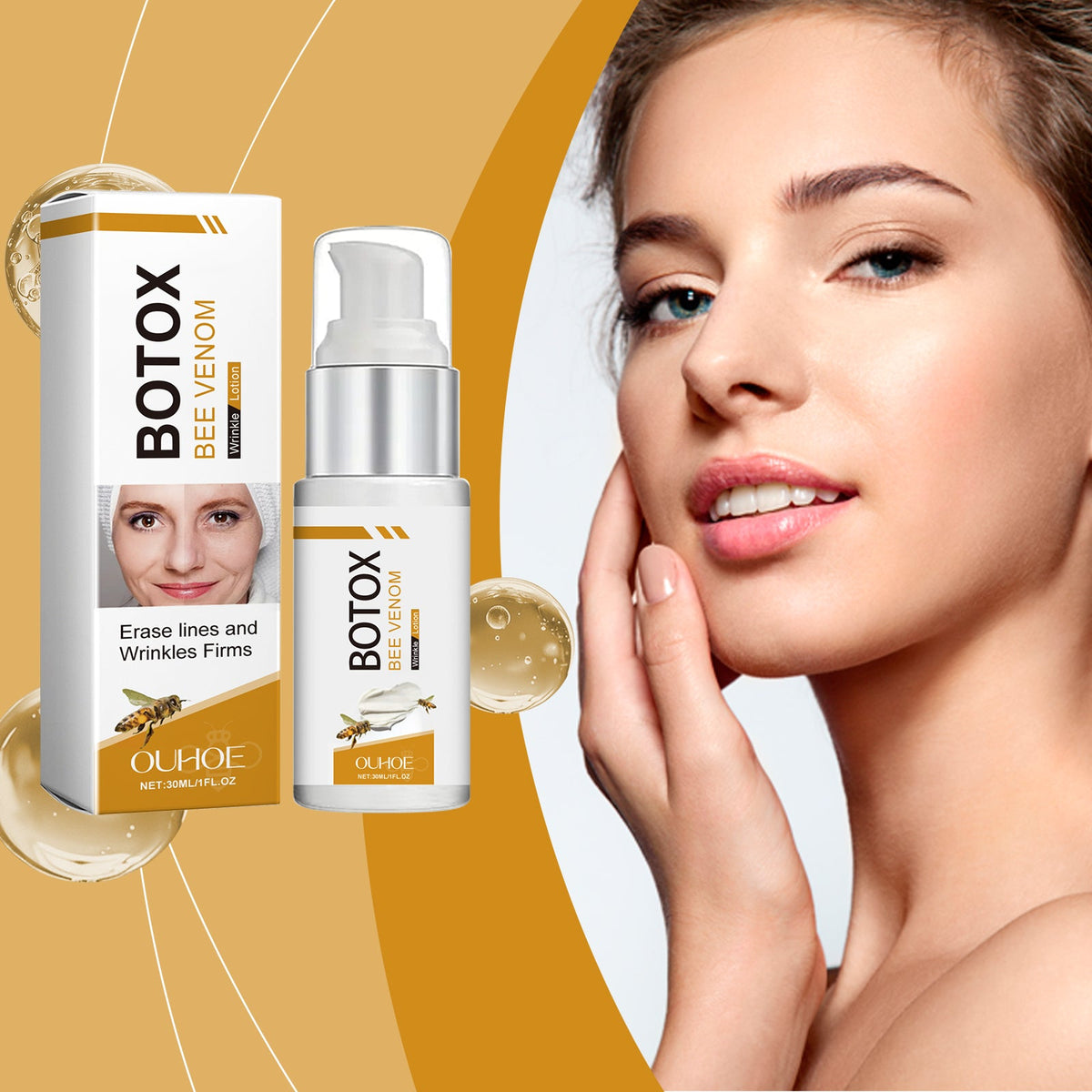 Bee Venom Facial Lotion for Firming & Wrinkle Care